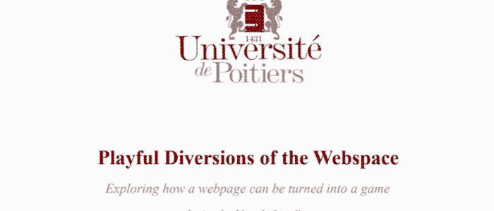 Playful Diversions of the Webspace
